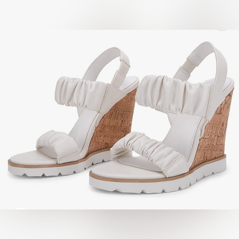 PiePieBuy Womens Open Toe Platform Wedge Sandals Size 8.5 - NIB